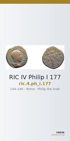 RIC IV Philip I 177 — CANOA