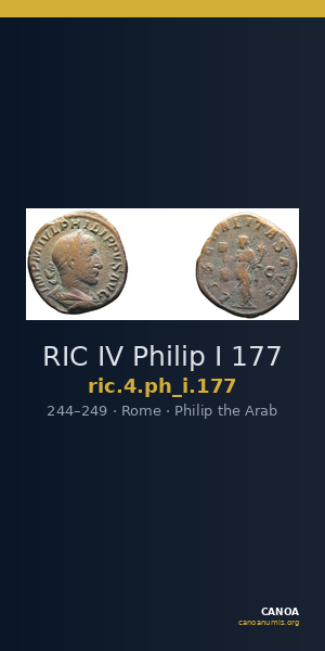 RIC IV Philip I 177 — CANOA