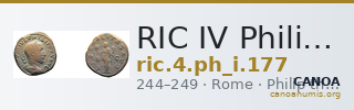 RIC IV Philip I 177 — CANOA