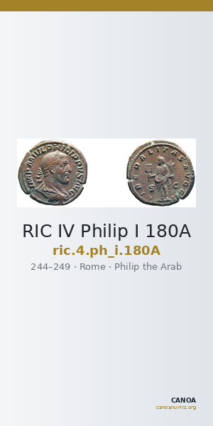 RIC IV Philip I 180A — CANOA
