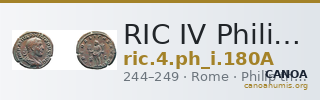 RIC IV Philip I 180A — CANOA