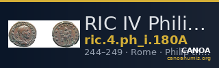 RIC IV Philip I 180A — CANOA