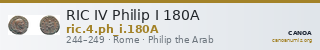 RIC IV Philip I 180A — CANOA