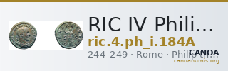 RIC IV Philip I 184A — CANOA