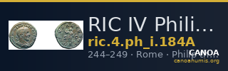 RIC IV Philip I 184A — CANOA