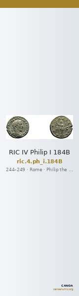 RIC IV Philip I 184B — CANOA