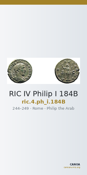 RIC IV Philip I 184B — CANOA