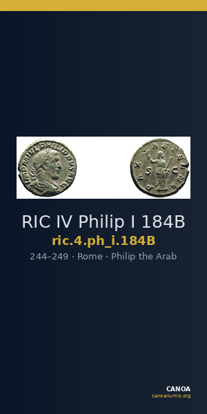 RIC IV Philip I 184B — CANOA