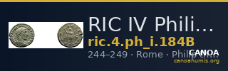 RIC IV Philip I 184B — CANOA