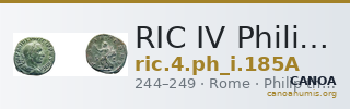 RIC IV Philip I 185A — CANOA