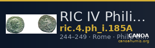 RIC IV Philip I 185A — CANOA