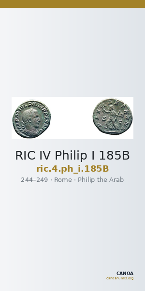 RIC IV Philip I 185B — CANOA