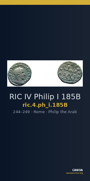 RIC IV Philip I 185B — CANOA