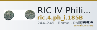 RIC IV Philip I 185B — CANOA