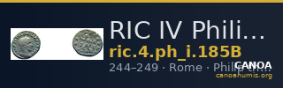 RIC IV Philip I 185B — CANOA