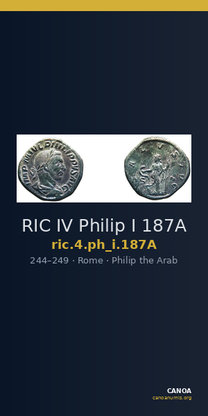 RIC IV Philip I 187A — CANOA