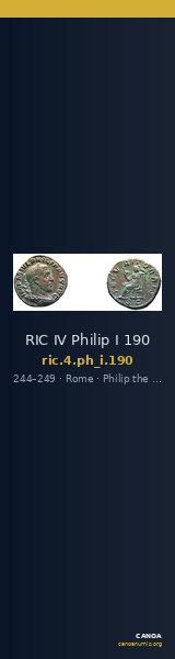 RIC IV Philip I 190 — CANOA
