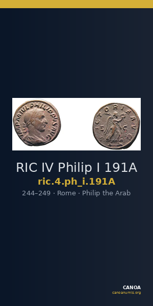 RIC IV Philip I 191A — CANOA