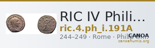 RIC IV Philip I 191A — CANOA