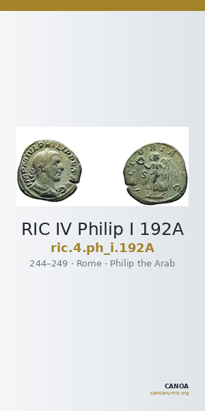 RIC IV Philip I 192A — CANOA