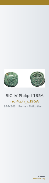 RIC IV Philip I 195A — CANOA