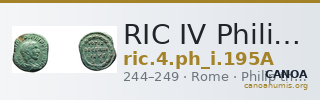 RIC IV Philip I 195A — CANOA