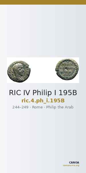 RIC IV Philip I 195B — CANOA