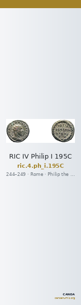 RIC IV Philip I 195C — CANOA