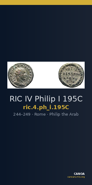 RIC IV Philip I 195C — CANOA