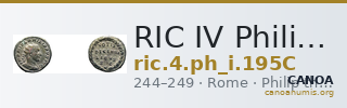 RIC IV Philip I 195C — CANOA