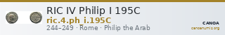 RIC IV Philip I 195C — CANOA