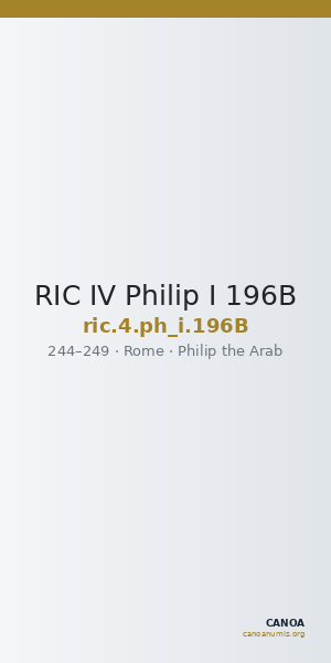 RIC IV Philip I 196B — CANOA