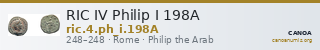 RIC IV Philip I 198A — CANOA