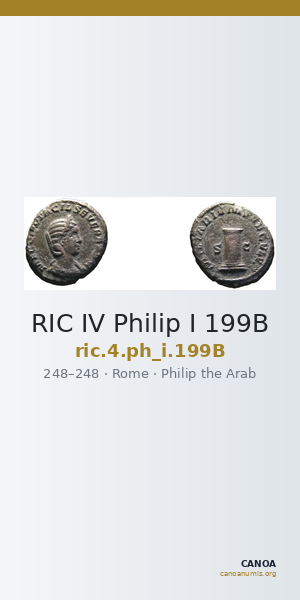 RIC IV Philip I 199B — CANOA