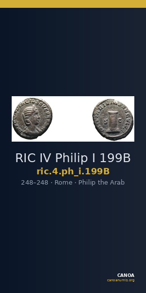 RIC IV Philip I 199B — CANOA