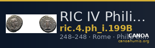 RIC IV Philip I 199B — CANOA