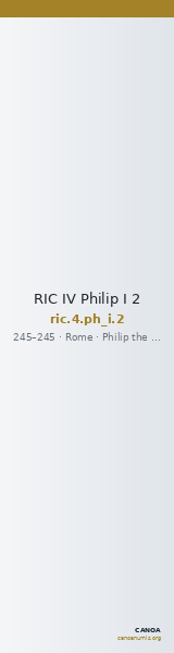 RIC IV Philip I 2 — CANOA