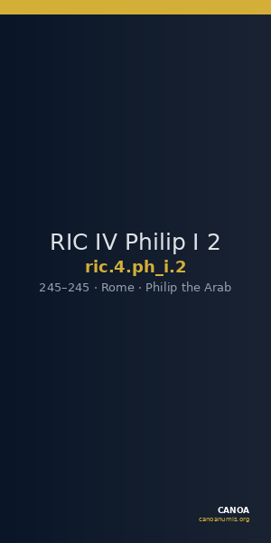 RIC IV Philip I 2 — CANOA