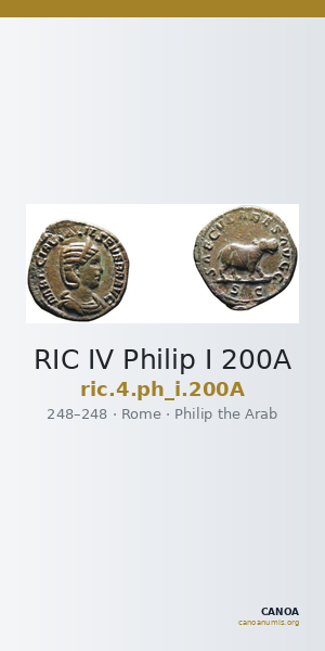 RIC IV Philip I 200A — CANOA