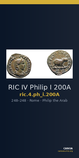 RIC IV Philip I 200A — CANOA