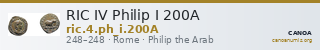 RIC IV Philip I 200A — CANOA
