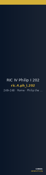 RIC IV Philip I 202 — CANOA