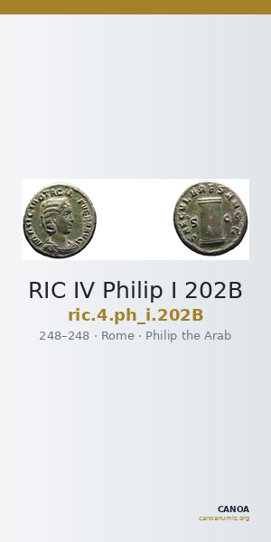 RIC IV Philip I 202B — CANOA