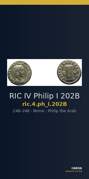 RIC IV Philip I 202B — CANOA