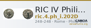 RIC IV Philip I 202D — CANOA