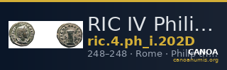 RIC IV Philip I 202D — CANOA