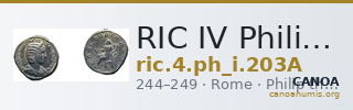 RIC IV Philip I 203A — CANOA