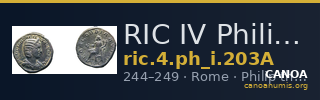 RIC IV Philip I 203A — CANOA