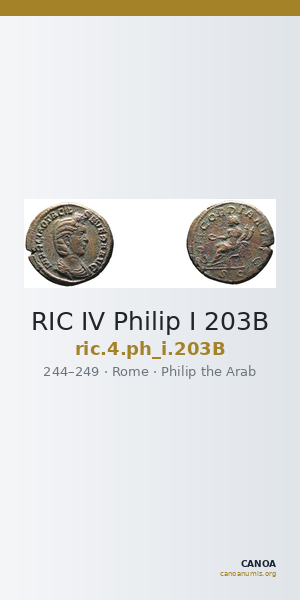 RIC IV Philip I 203B — CANOA