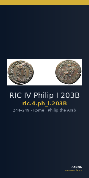 RIC IV Philip I 203B — CANOA